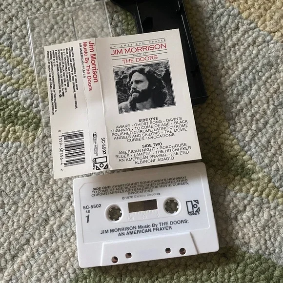 The Doors I Lot of 7 Cassette Tapes Late-1960s to Early-1980s